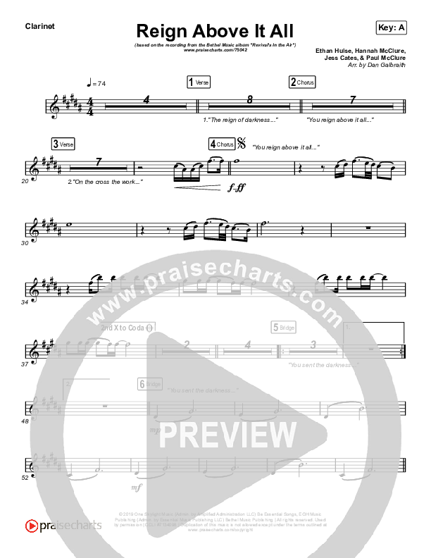 Reign Above It All (Live) Wind Pack (Bethel Music / Paul McClure)