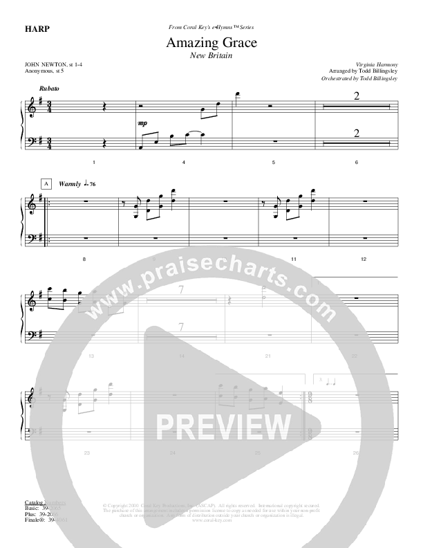 Amazing Grace Harp (Todd Billingsley)