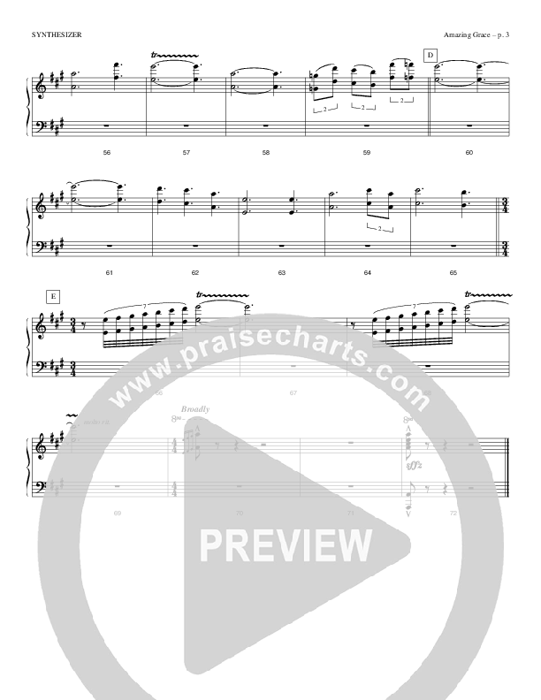 Amazing Grace Synth Strings (Todd Billingsley)