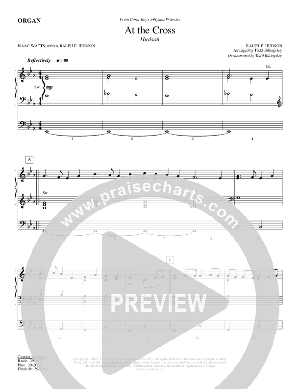 At The Cross Organ (Todd Billingsley)