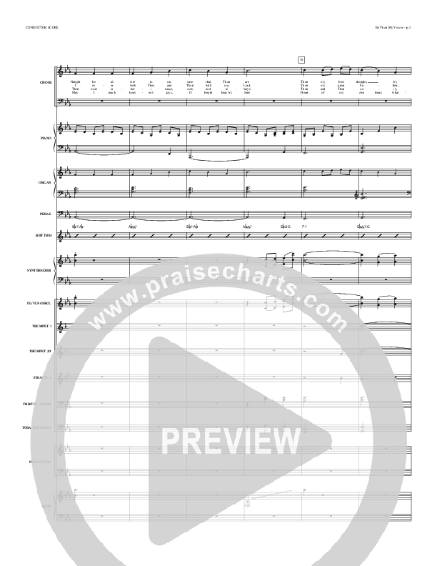 Be Thou My Vision Conductor's Score (Todd Billingsley)