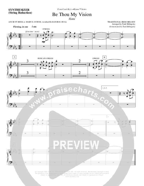 Be Thou My Vision Synth Strings (Todd Billingsley)