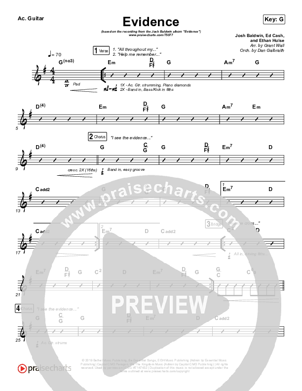 Evidence Acoustic Guitar (Josh Baldwin)