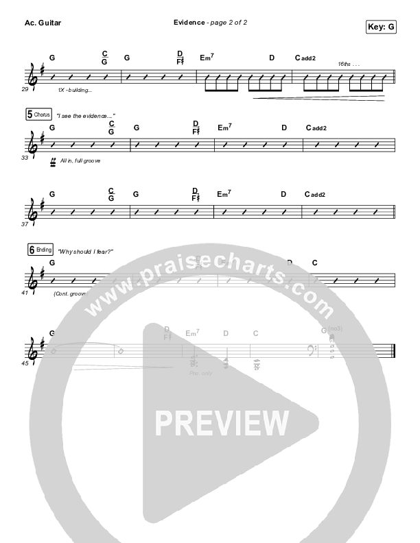 Evidence Acoustic Guitar (Josh Baldwin)