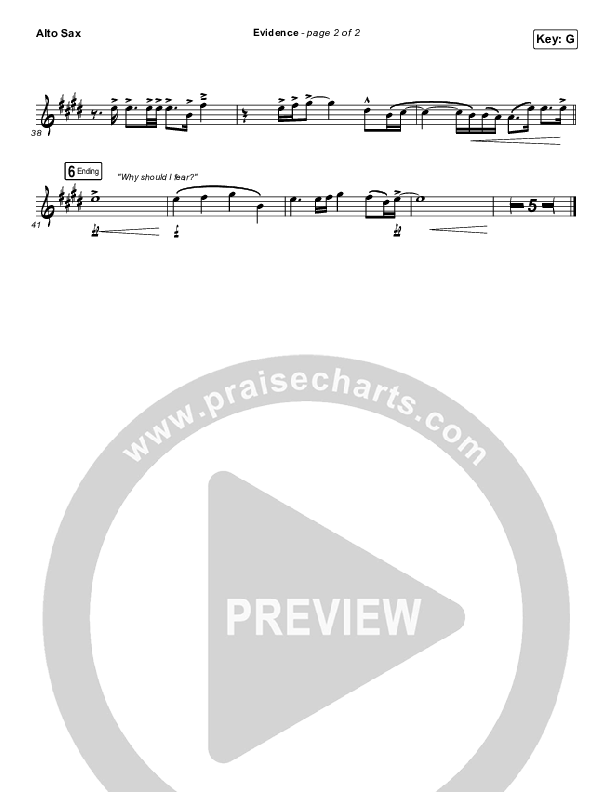 Evidence Alto Sax (Josh Baldwin)