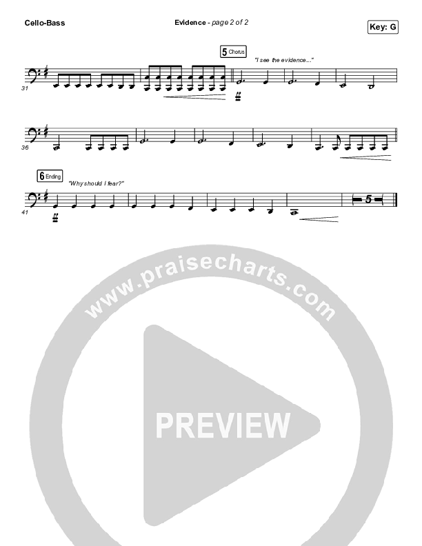 Evidence Cello/Bass (Josh Baldwin)