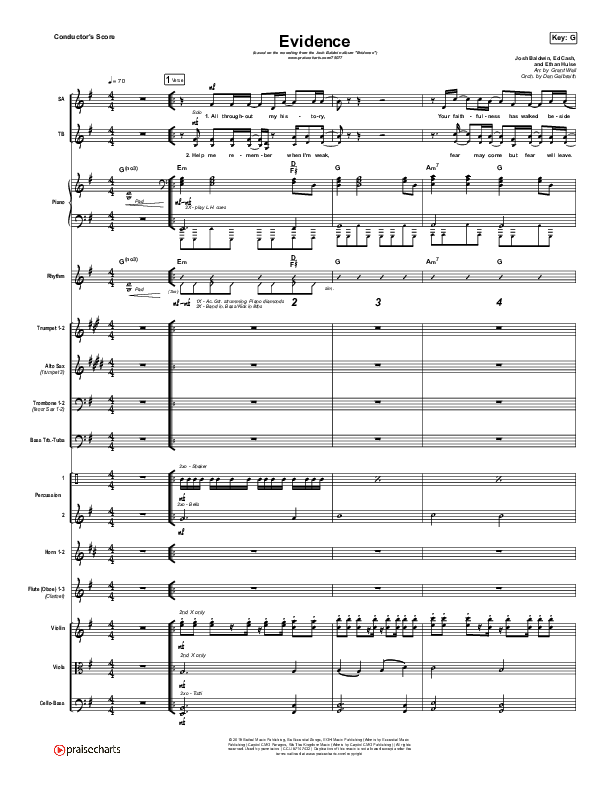 Evidence Conductor's Score (Josh Baldwin)