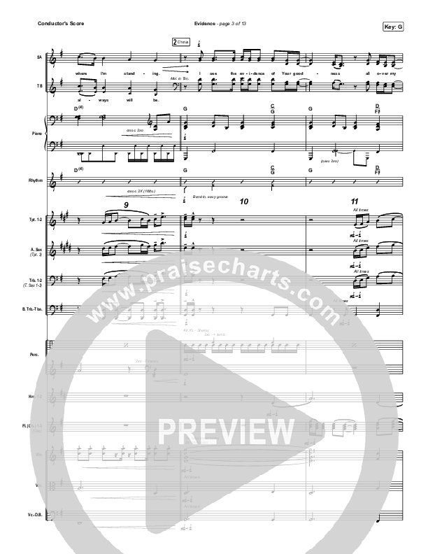 Evidence Conductor's Score (Josh Baldwin)