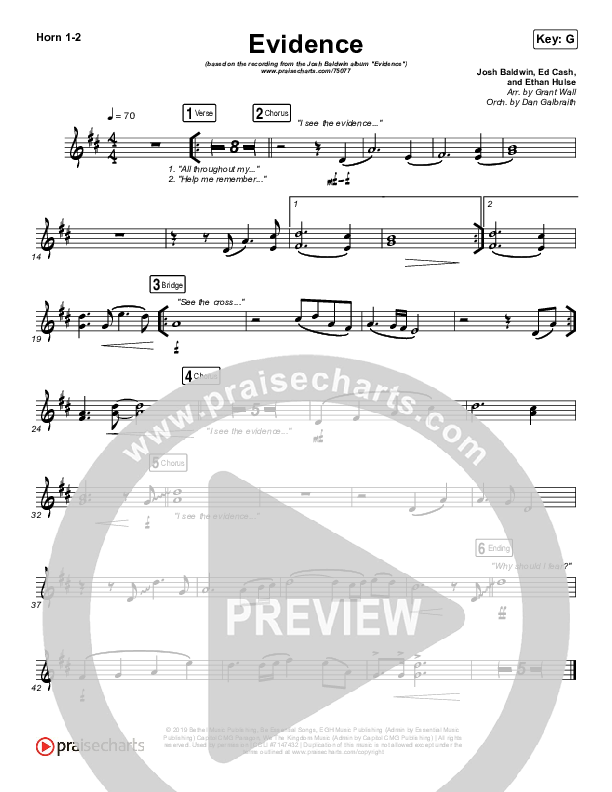 Evidence French Horn 1/2 (Josh Baldwin)