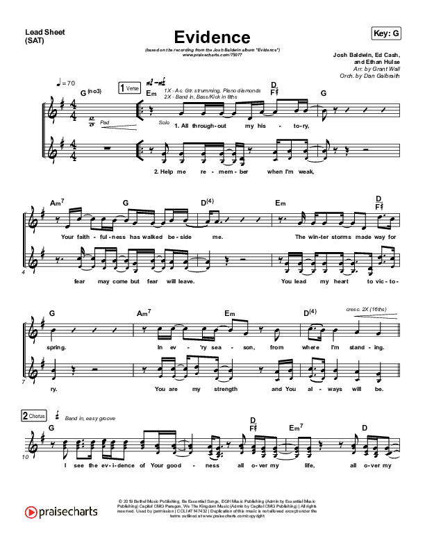 Evidence Lead Sheet (SAT) (Josh Baldwin)