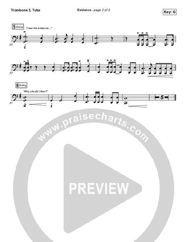 Evidence Trombone 3/Tuba (Josh Baldwin)