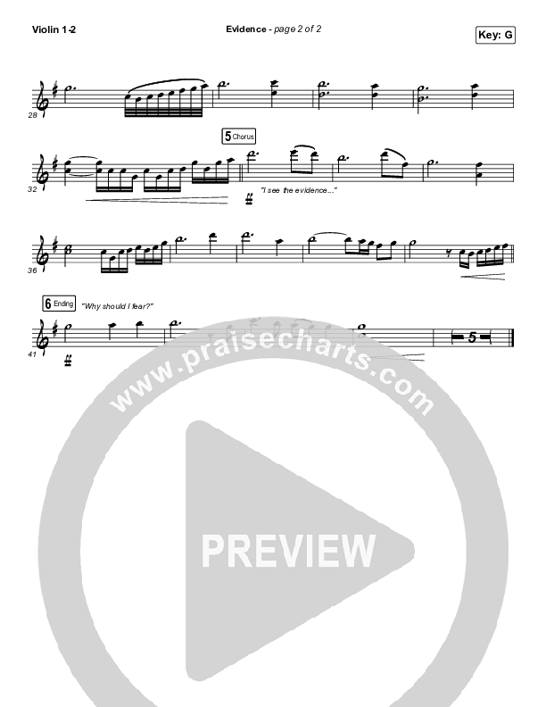 Evidence Violin 1/2 (Josh Baldwin)