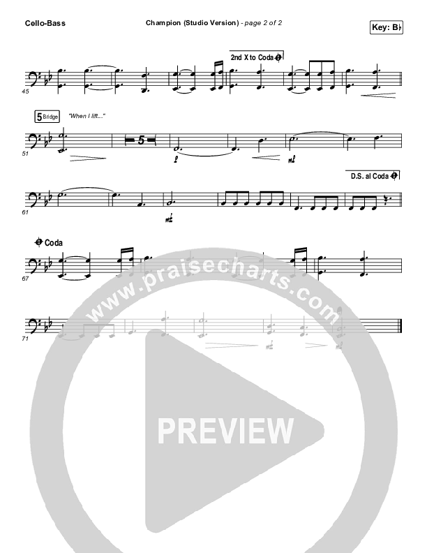 Champion (Studio) Cello/Bass (Dante Bowe)