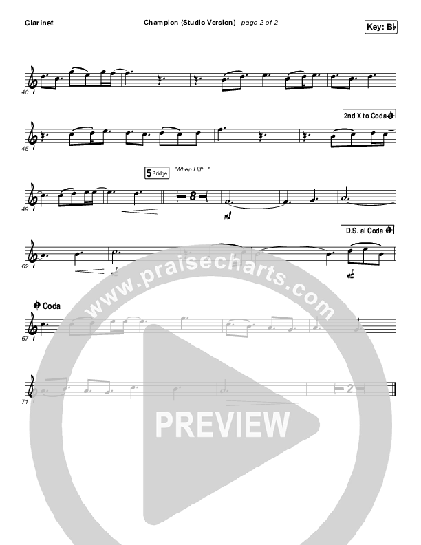 Champion (Studio) Clarinet (Dante Bowe)