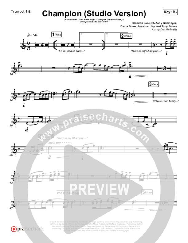 Champion (Studio) Brass Pack (Dante Bowe)