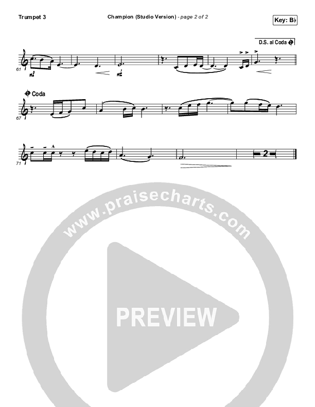 Champion (Studio) Trumpet 3 (Dante Bowe)