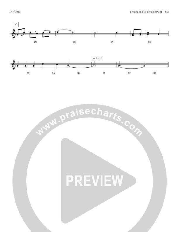 Breathe On Me Breath Of God French Horn (Todd Billingsley)