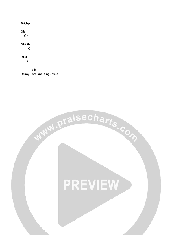 Lord And King Chords & Lyrics (Equippers Revolution)