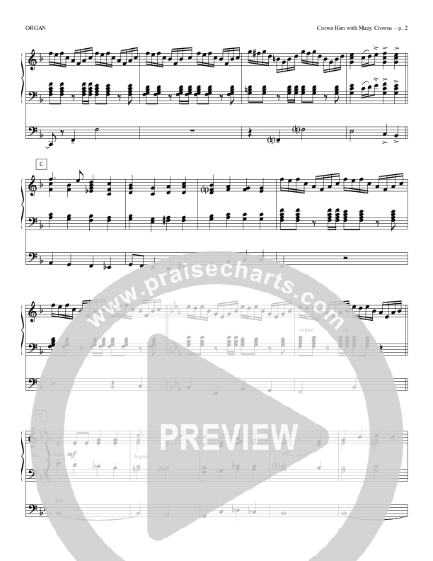 Crown Him With Many Crowns Organ (Todd Billingsley)