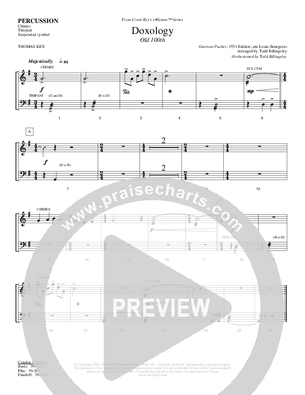 Doxology Percussion (Todd Billingsley)