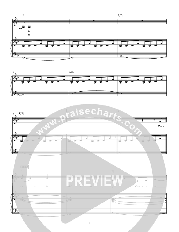 Despierta Mi Alma (Awake My Soul) Piano/Vocal (Hillsong en Espanol / Hillsong Worship)