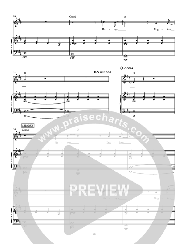 Hanya Engkau (No One But You) Piano/Vocal (Hillsong Dalam Bahasa Indonesia / Hillsong Worship)