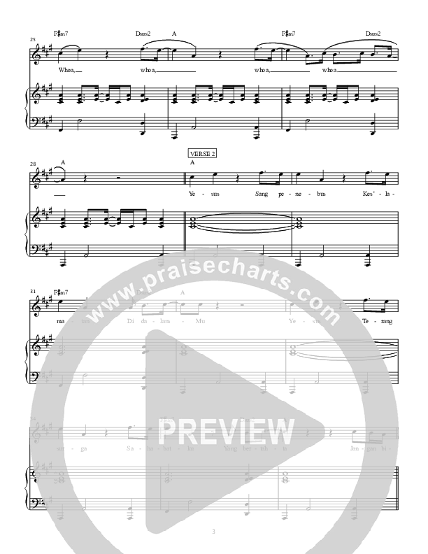 Kasih Anug'rah (Good Grace) Piano/Vocal (Hillsong Dalam Bahasa Indonesia / Hillsong Worship)