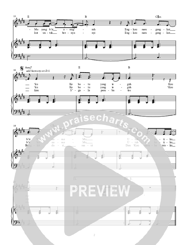 Seluruh Hatiku (Dekapku) (Whole Heart (Hold Me Now)) Piano/Vocal (Hillsong Dalam Bahasa Indonesia / Hillsong Worship)