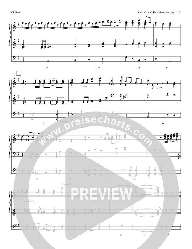 Guide Me O Thou Great Jehovah Organ (Todd Billingsley)