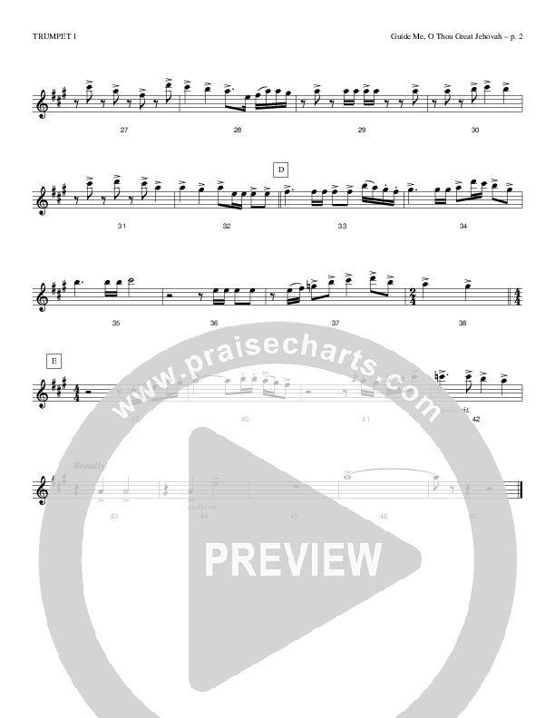Guide Me O Thou Great Jehovah Trumpet 1 (Todd Billingsley)