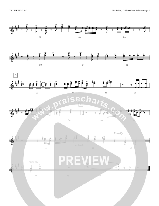 Guide Me O Thou Great Jehovah Trumpet (Todd Billingsley)