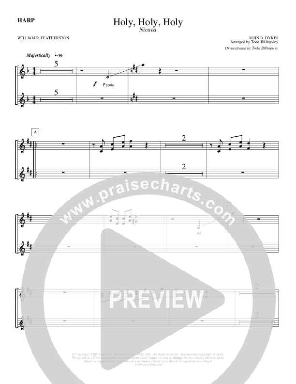 Holy Holy Holy Harp (Todd Billingsley)