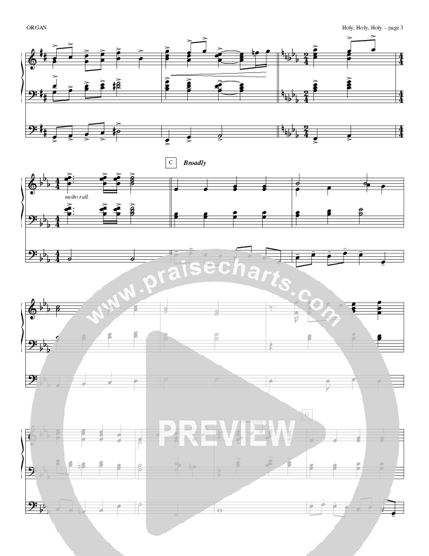 Holy Holy Holy Organ (Todd Billingsley)