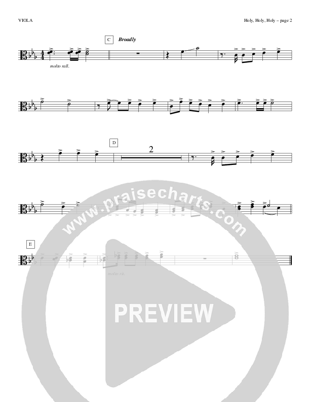 Holy Holy Holy Viola (Todd Billingsley)