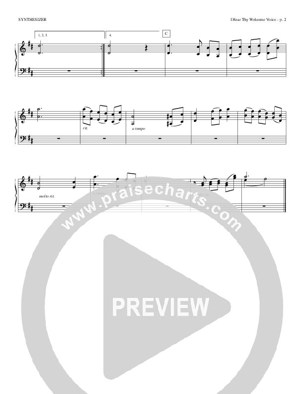 I Hear Thy Welcome Voice Synth Strings (Todd Billingsley)