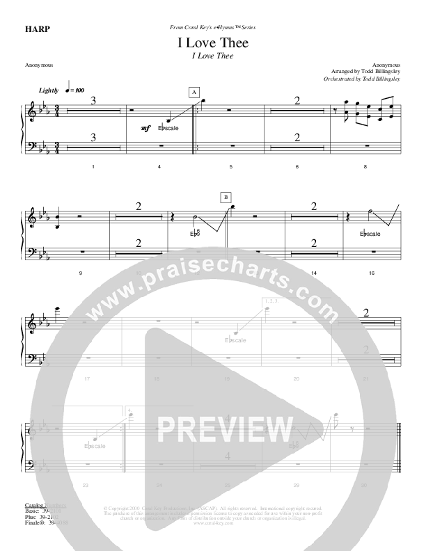 I Love Thee Harp (Todd Billingsley)