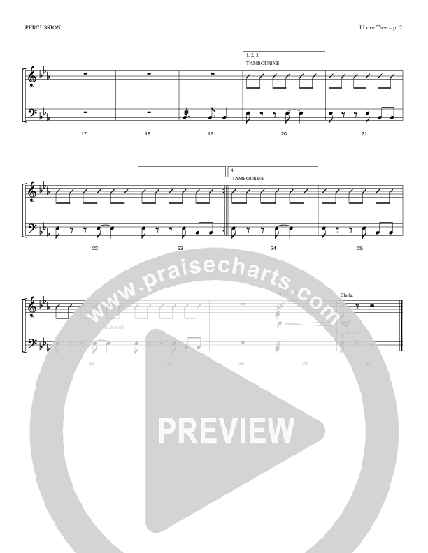 I Love Thee Percussion (Todd Billingsley)