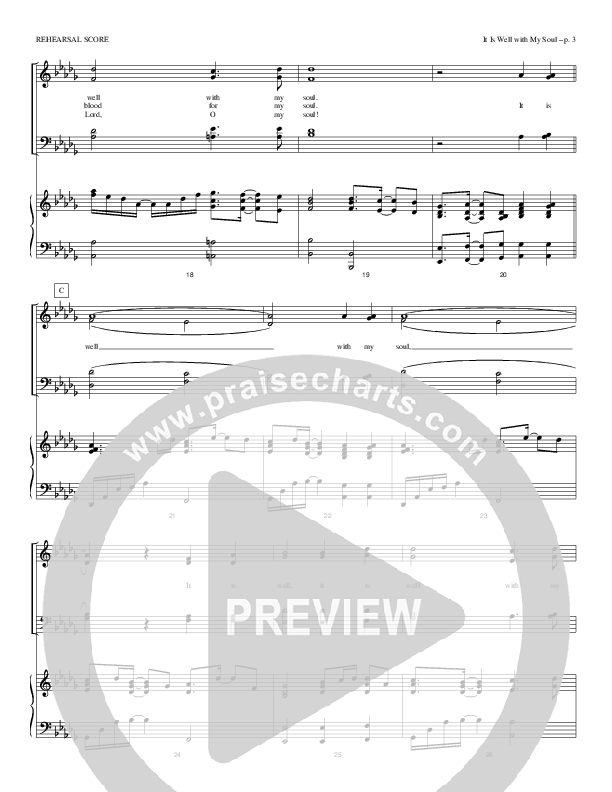 It Is Well With My Soul Conductor's Score (Todd Billingsley)