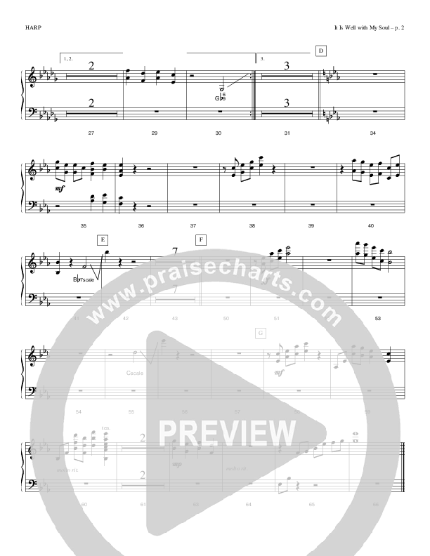 It Is Well With My Soul Harp (Todd Billingsley)