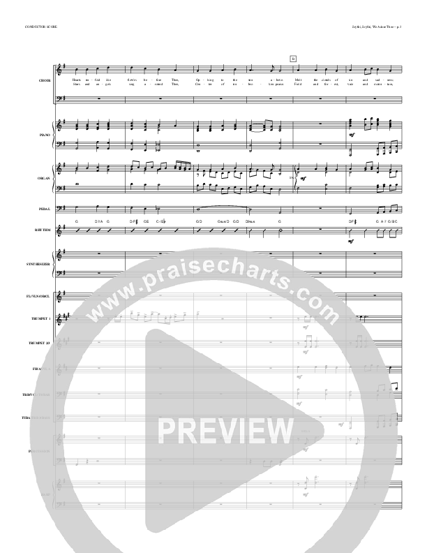 Joyful Joyful We Adore Thee Conductor's Score (Todd Billingsley)