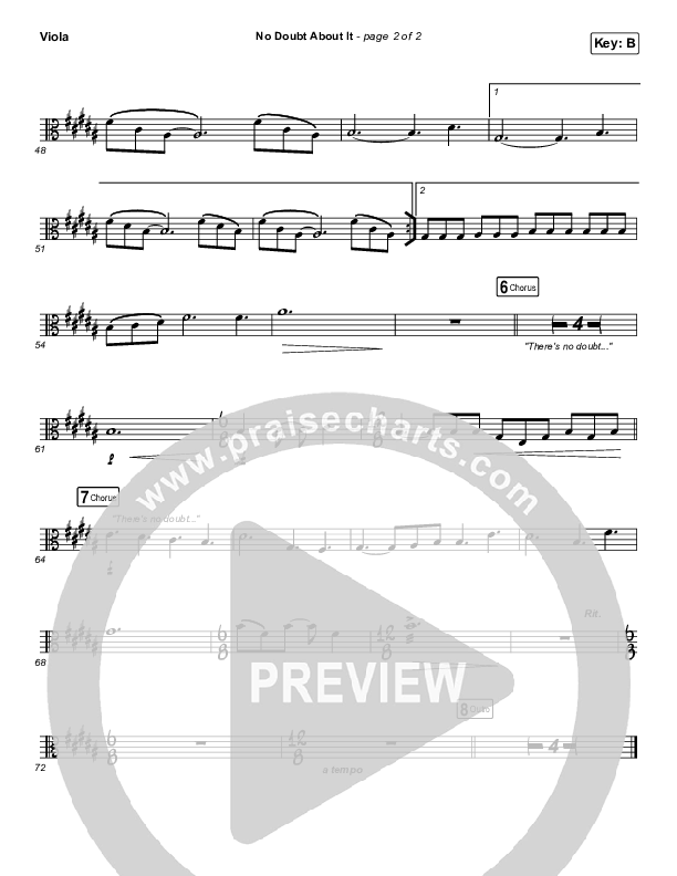 No Doubt About It Viola (We The Kingdom)