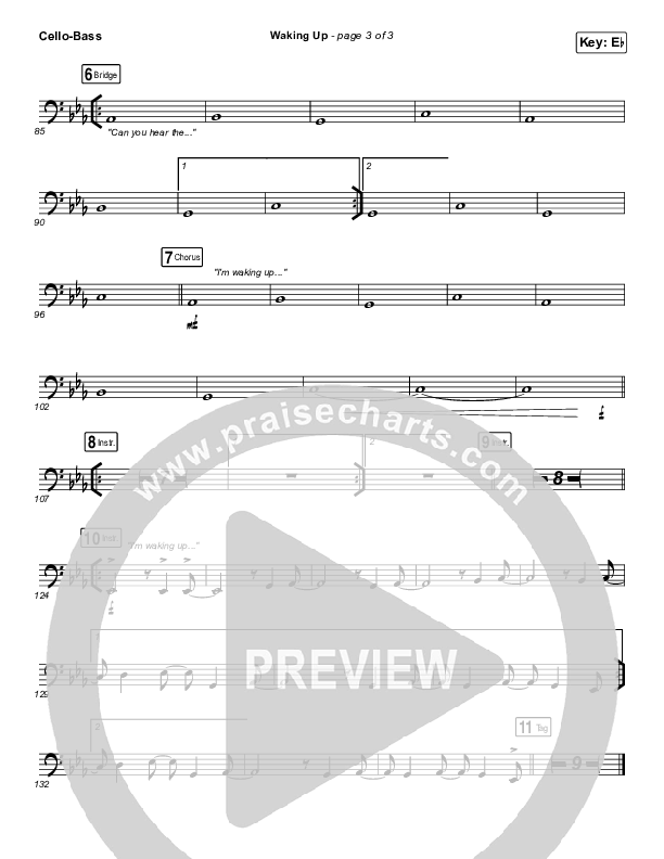 Waking Up Cello/Bass (We The Kingdom)