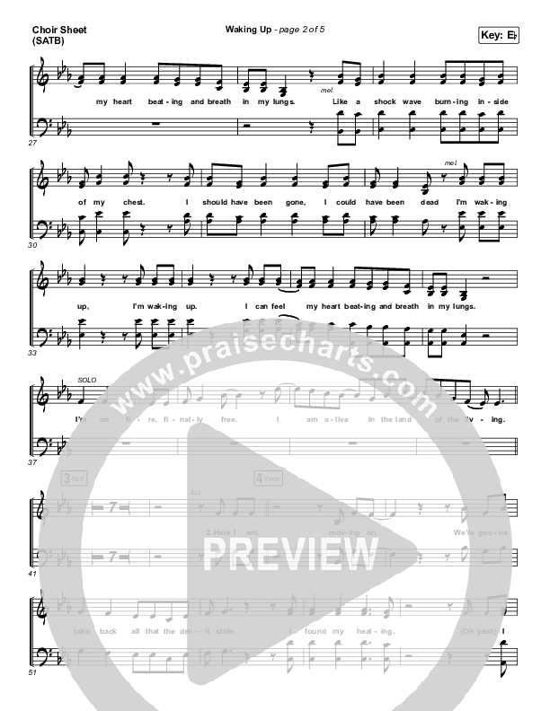 Waking Up Choir Vocals (SATB) (We The Kingdom)