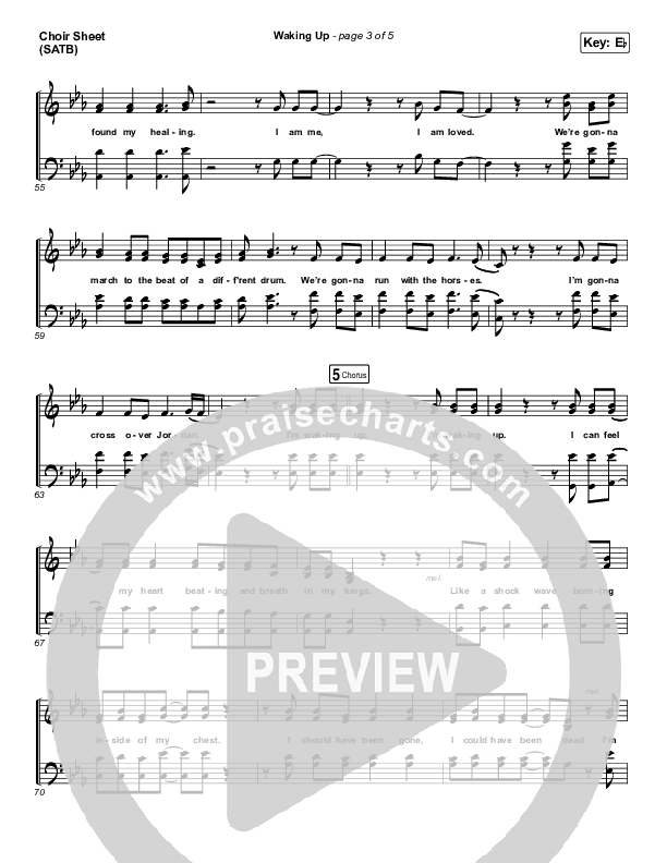 Waking Up Choir Vocals (SATB) (We The Kingdom)