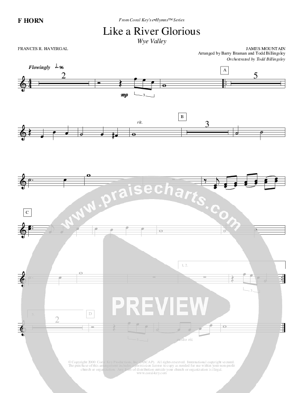 Like A River Glorious French Horn (Todd Billingsley)