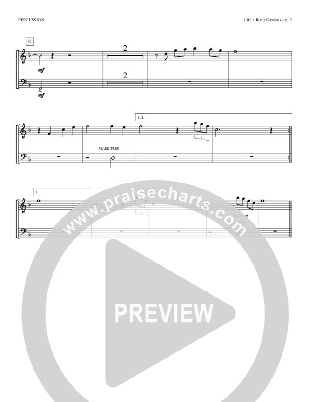 Like A River Glorious Percussion (Todd Billingsley)