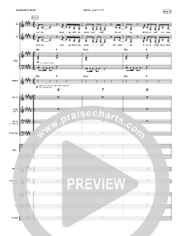 Stones Conductor's Score (Kim Walker-Smith)