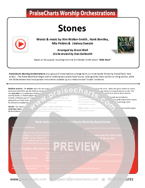 Stones Orchestration (Kim Walker-Smith)
