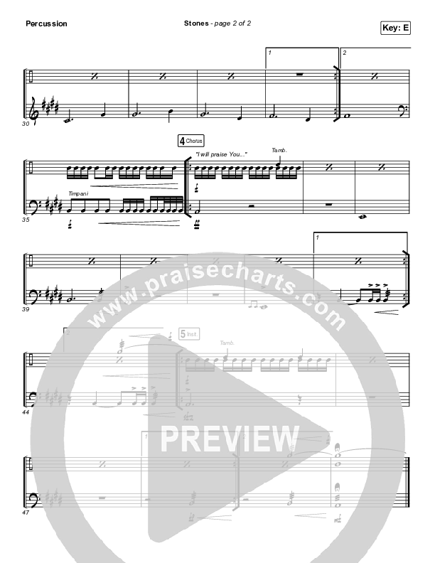 Stones Percussion (Kim Walker-Smith)