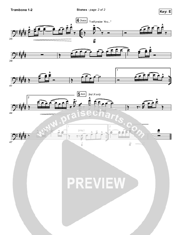 Stones Trombone 1/2 (Kim Walker-Smith)